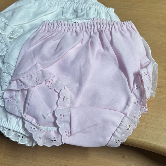 INC Double Seat Panties sz 4 White Eyelet lot of 6 - Picture 4 of 4